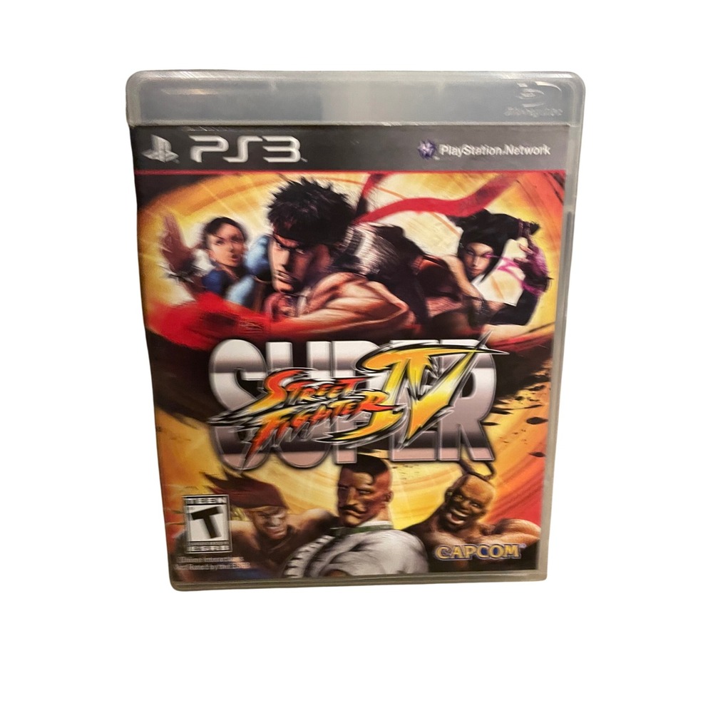 Super Street Fighter IV Sony PS3 PlayStation 3 Capcom Fighting Game Complete CIB